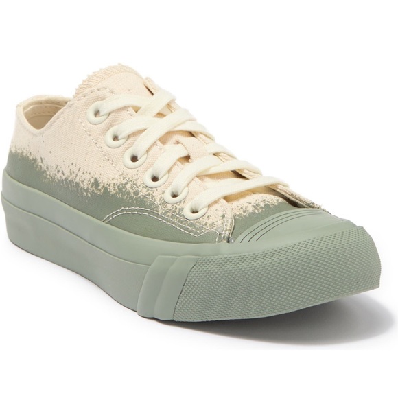 Pro-Keds Royal Lo Spray Foxing Ombre Natural Olive Green Sneakers, Size 9 Men - Picture 1 of 14